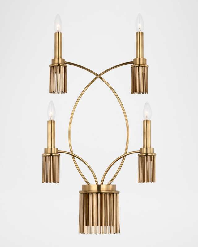 Sutton 30" 4-Light Wall Sconce by Fisher Weisman